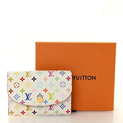 Louis Vuitton LV X TM Monogram Multicolor Rosalie Coin Purse White Kawaii Pink 7 of 7