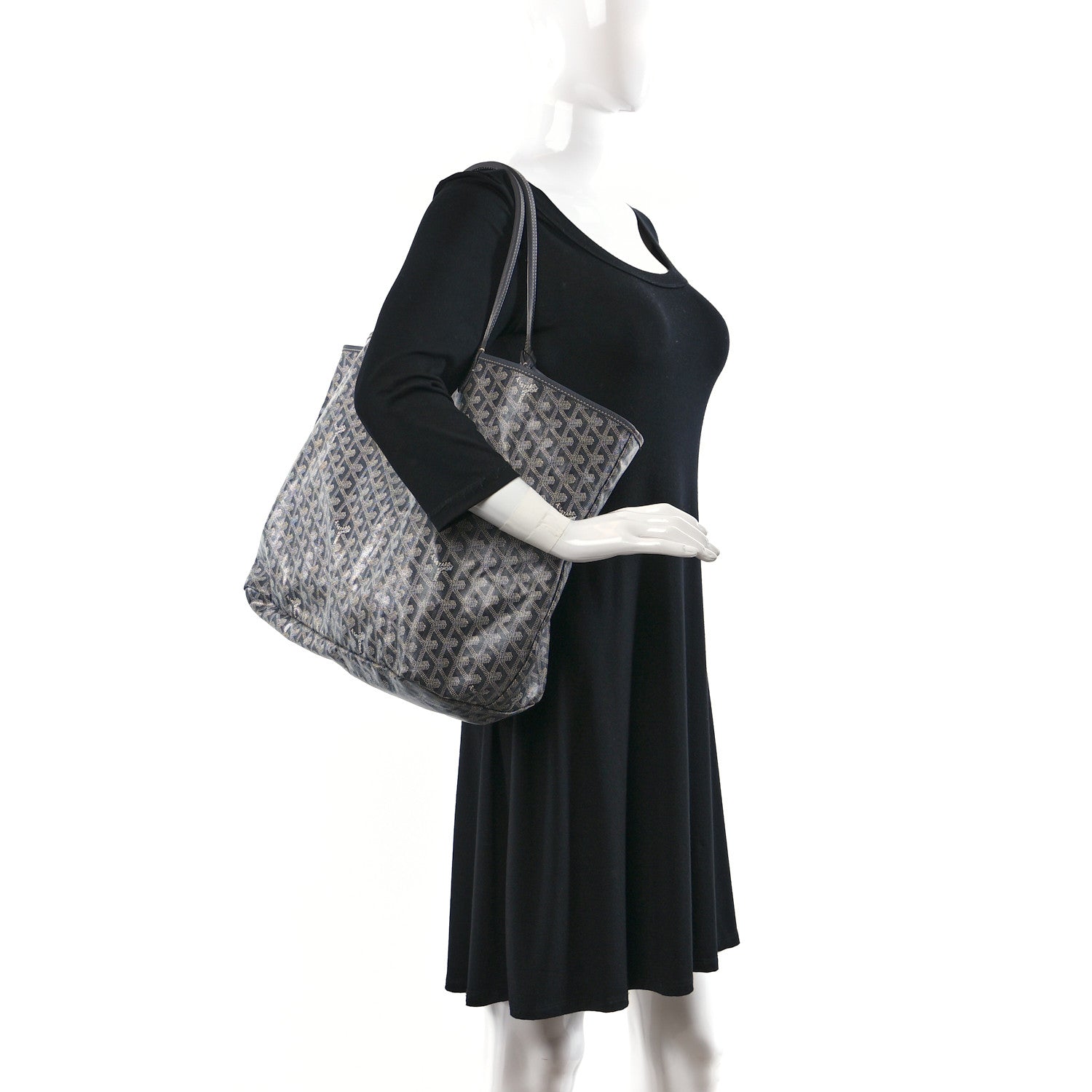 Goyard Goyardine Saint Louis GM Grey 2 of 12