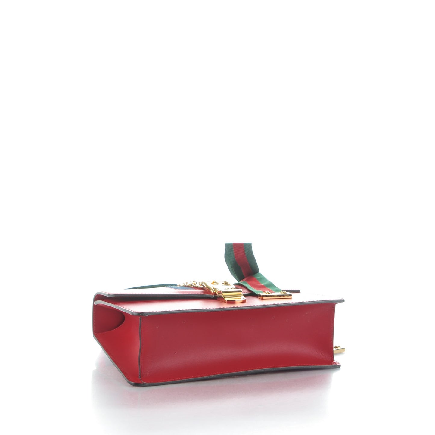 Calfskin Small Sylvie Shoulder Bag Hibiscus Red
