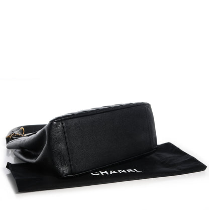 Chanel Caviar Grand Shopping Tote GST Black 4 of 7