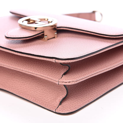 Gucci Dollar Calfskin Small Interlocking G Shoulder Bag Soft Pink 9 of 10