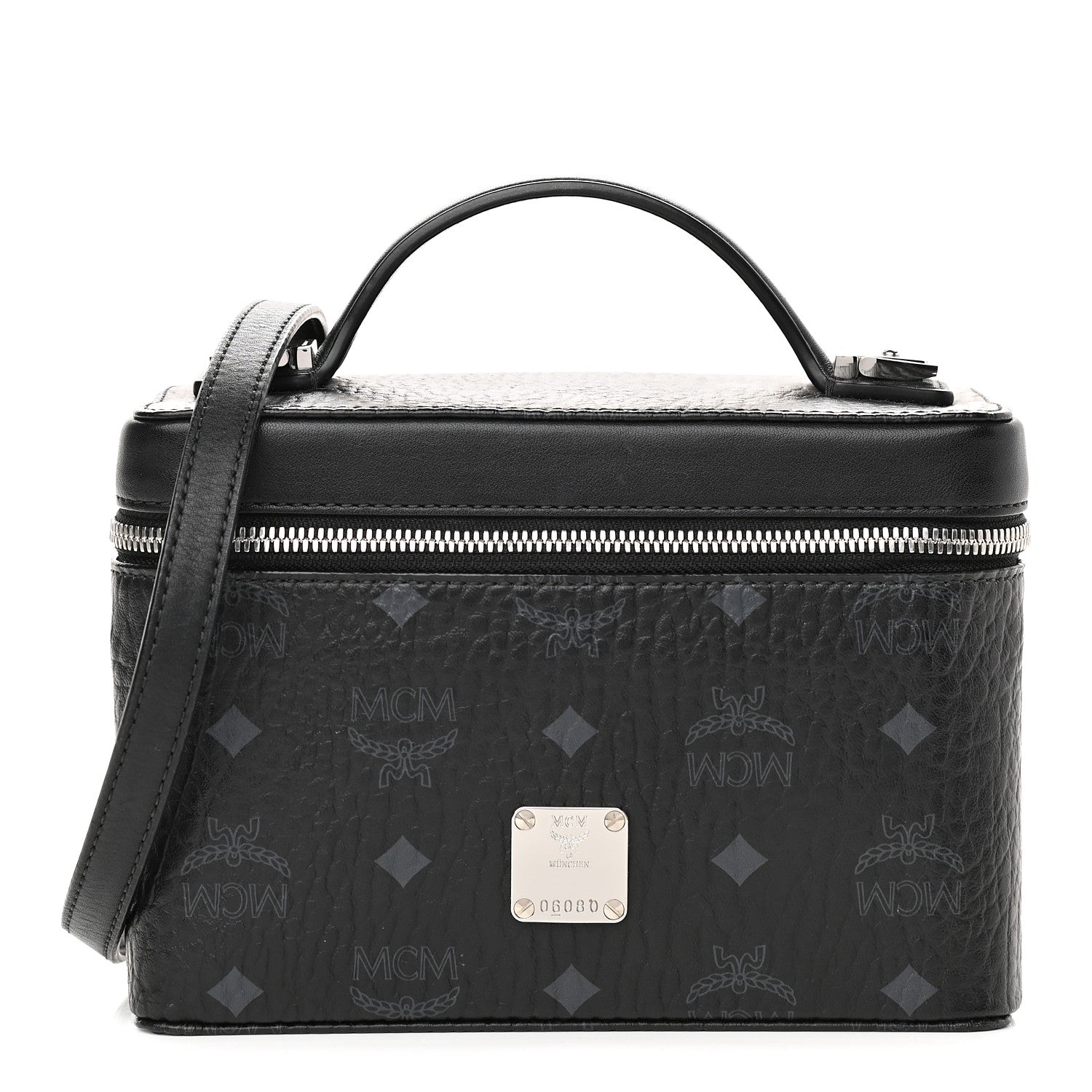 MCM Visetos Medium Rockstar Vanity Case Black 1 of 9
