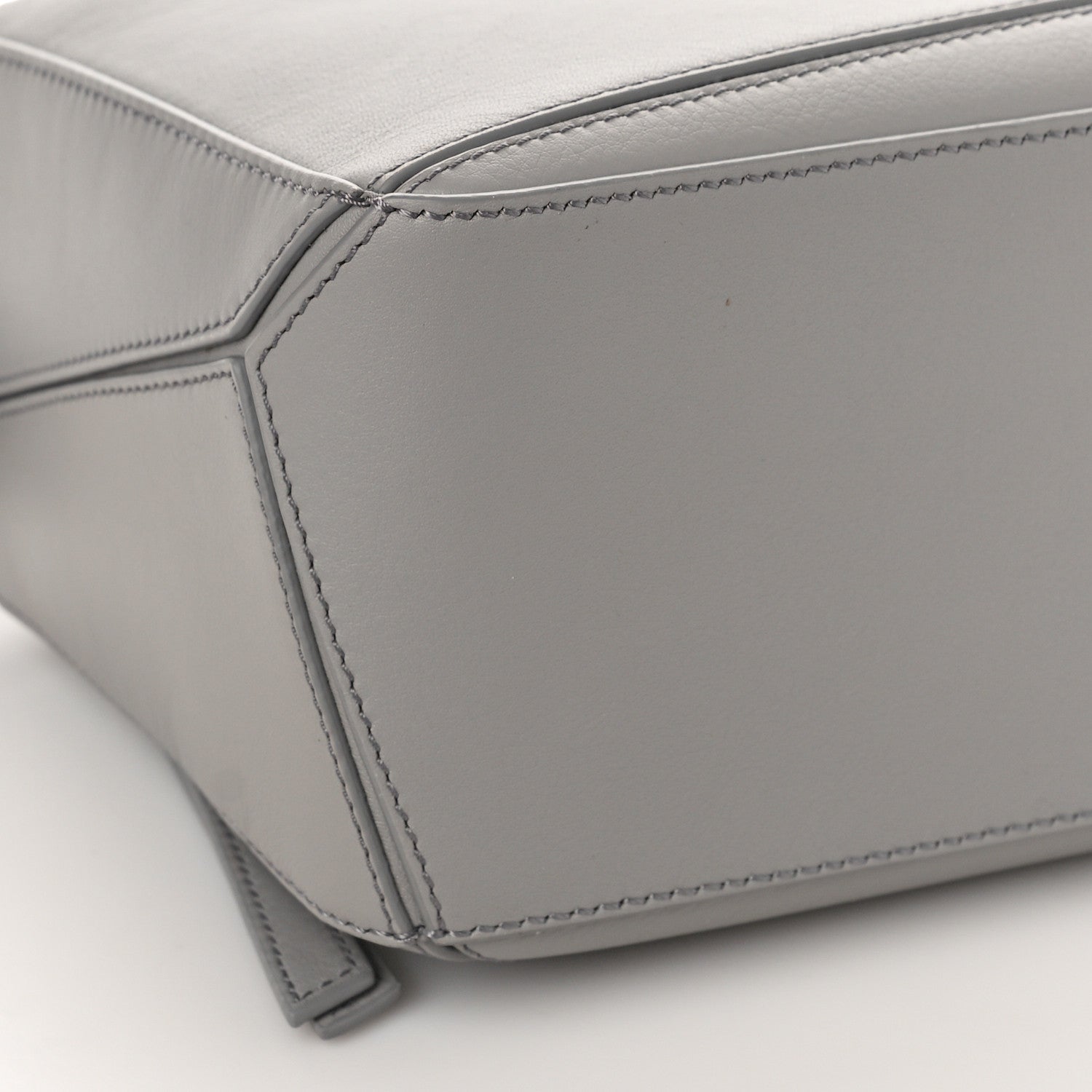 Loewe Calfskin Small Puzzle Bag Pearl Grey 7 of 8
