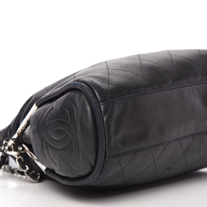 Chanel Lambskin Stitched Medium Ultimate Soft Tote Black 6 of 11