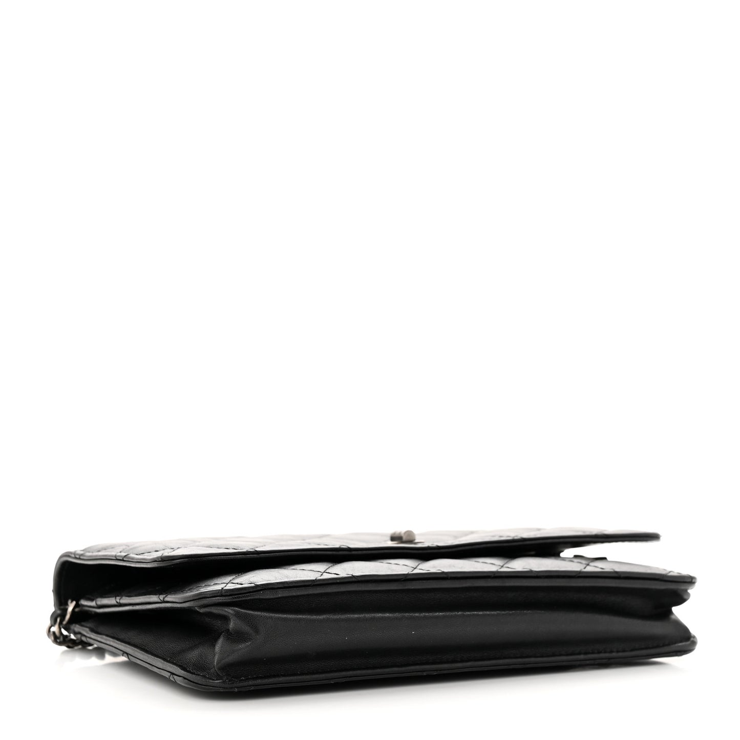 Aged Calfskin Reissue Wallet On Chain WOC Black