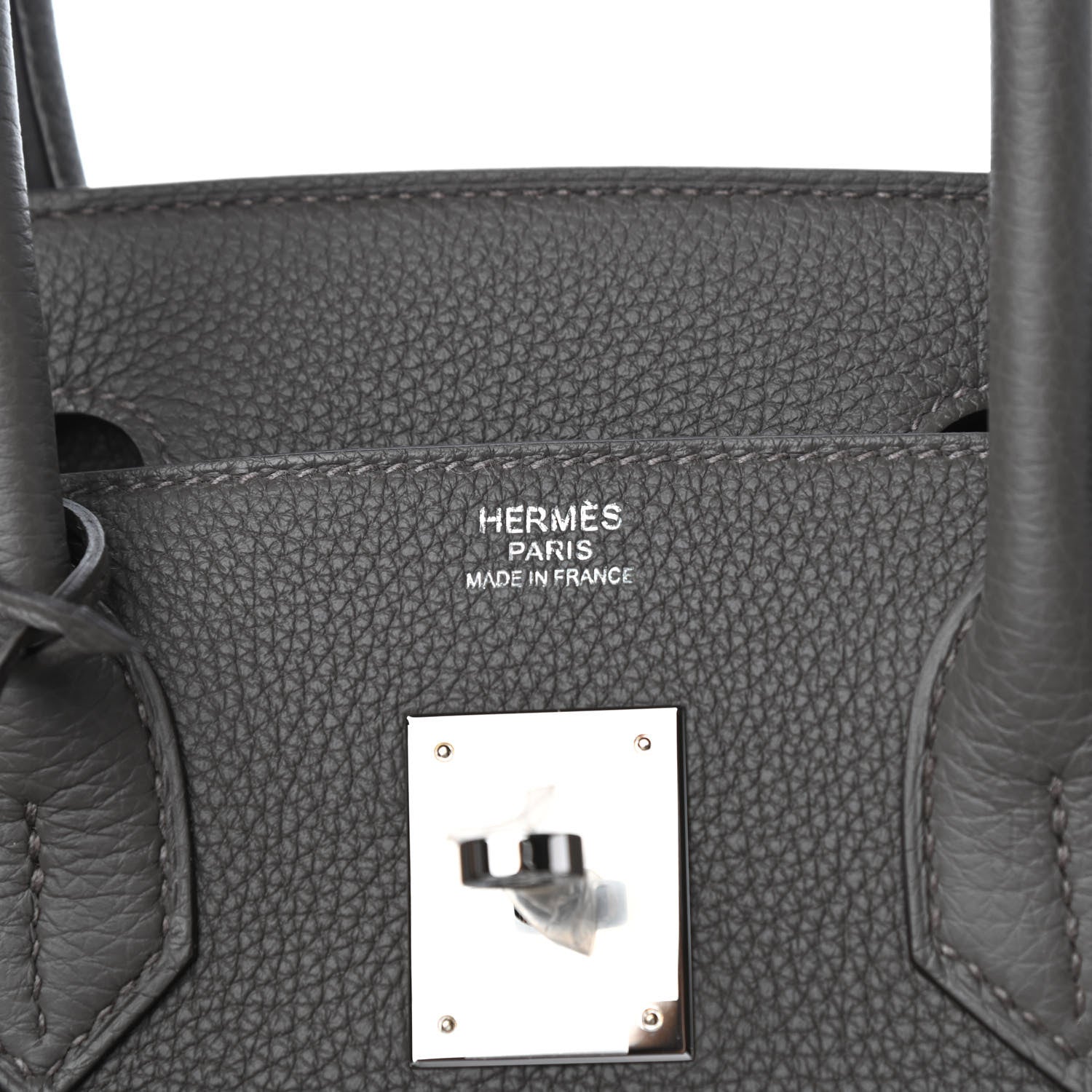 Hermes Togo Birkin 30 Etain 6 of 10