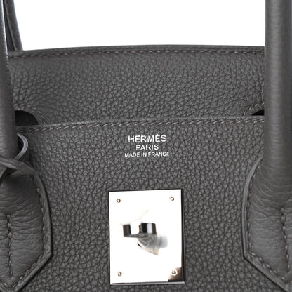 Hermes Togo Birkin 30 Etain 6 of 10