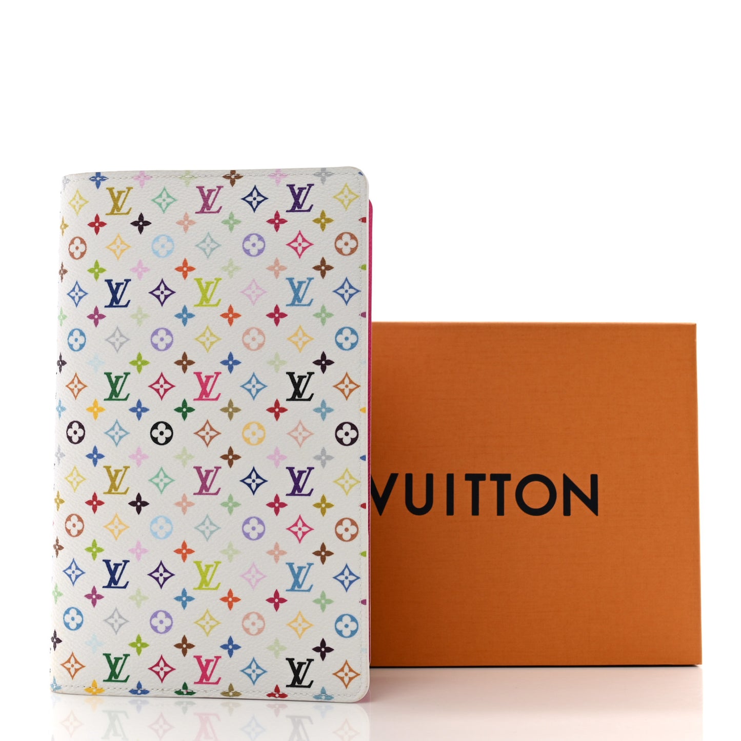 LV X TM Monogram Multicolor Emily Notebook Cover MM White