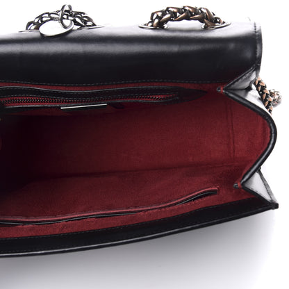 Christian Louboutin Calfskin Small Sweety Charity NV Shoulder Bag Black 5 of 12