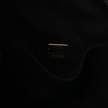 Chanel Lurex Boucle Medium Deauville Tote Black 7 of 9