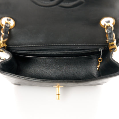 Chanel Lambskin Quilted Mini Square Flap Black 5 of 12