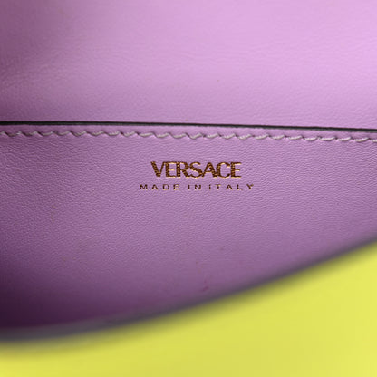 Versace Calfskin Medusa Small Top Handle Handbag Lime 8 of 12