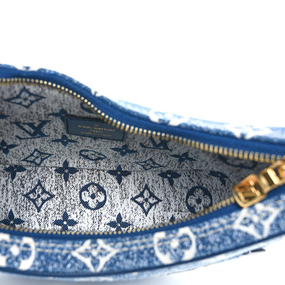 Louis Vuitton Monogram Jacquard Denim Loop Bleu 5 of 9
