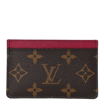 Louis Vuitton Monogram Card Holder Fuchsia 1 of 11