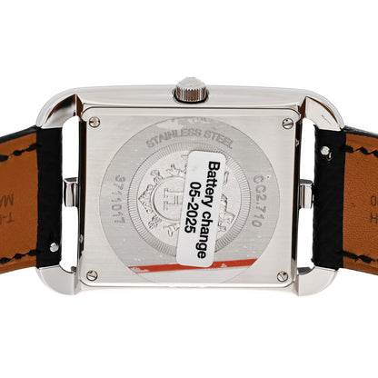 Hermes Stainless Steel Epsom 29mm Cape Cod Quartz Watch Noir 4 of 6