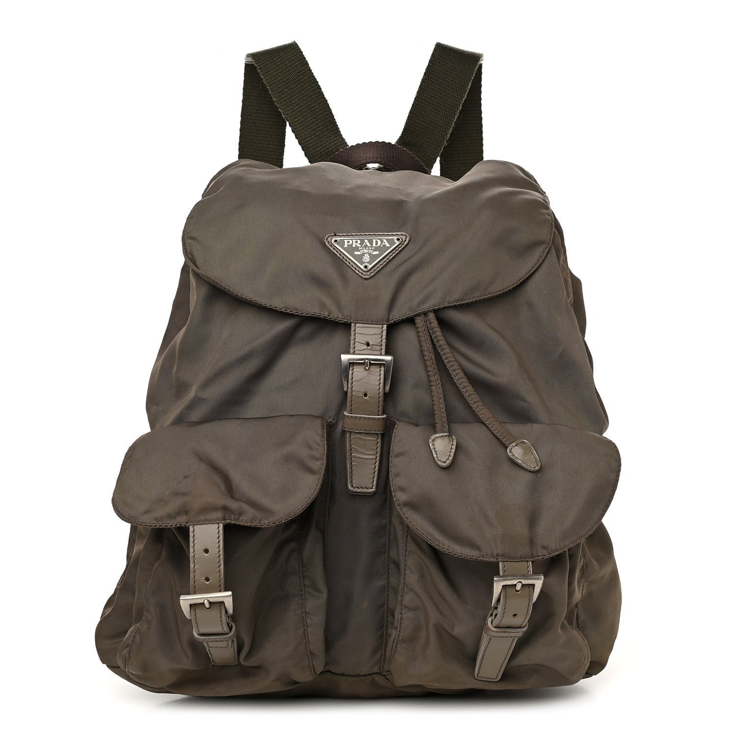 Tessuto Nylon Vela Medium Backpack Fumo