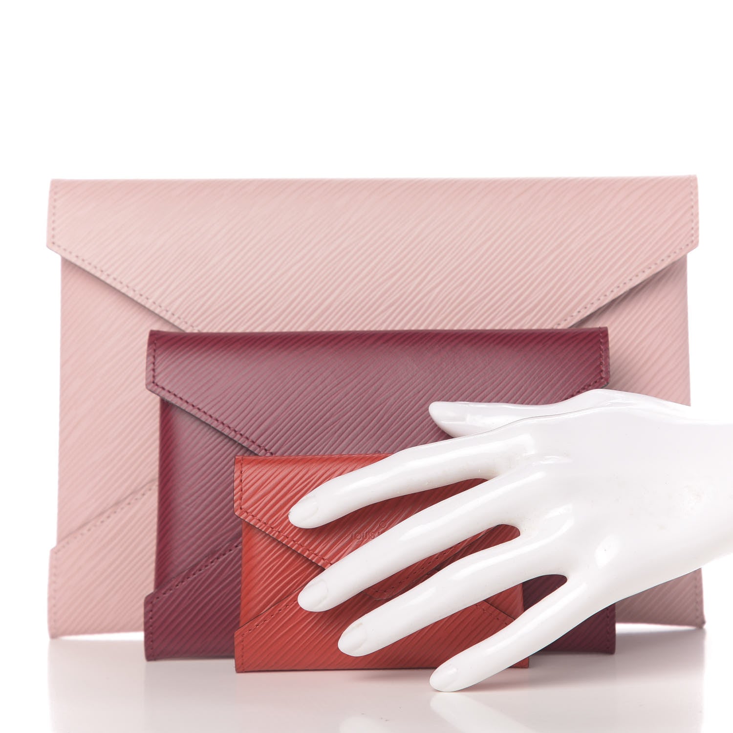 Louis Vuitton Epi Kirigami Pochette Set Rose Ballerine Fuchsia Coquelicot 2 of 7