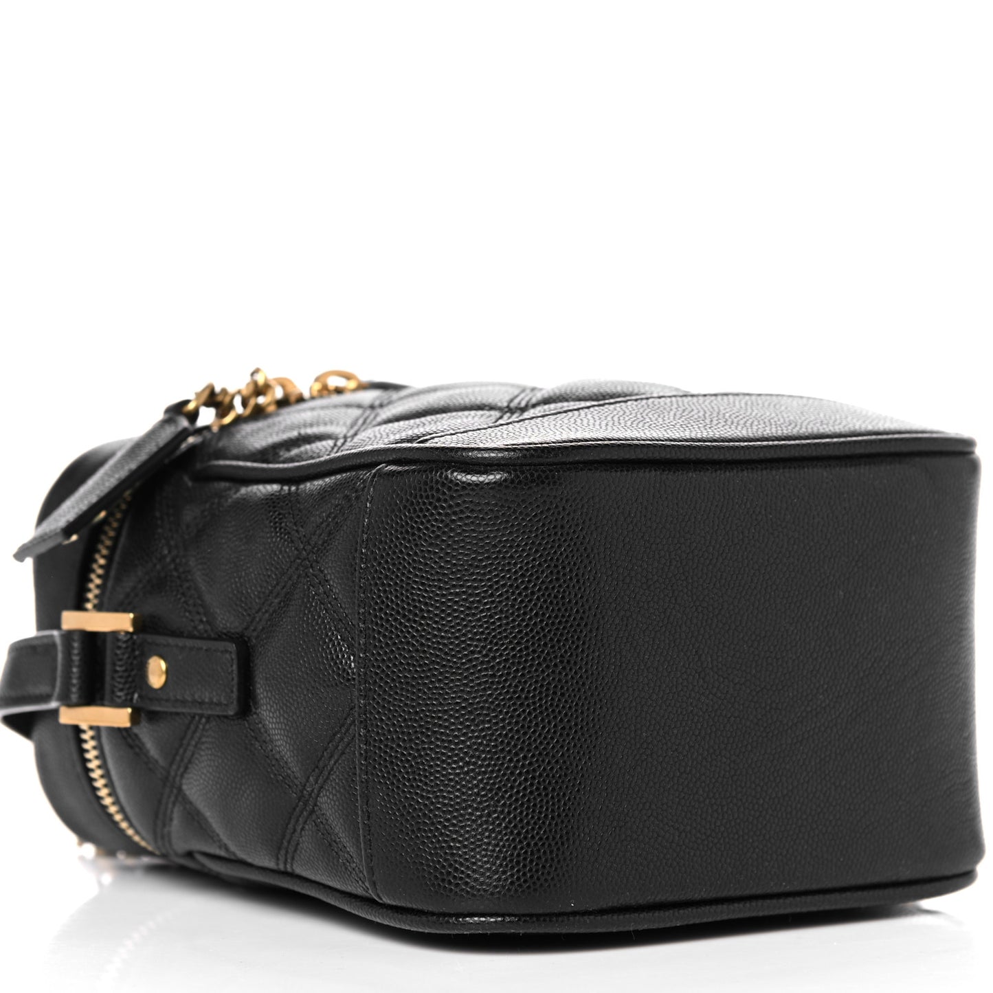 Grain de Poudre Quilted 80's Vanity Bag Black
