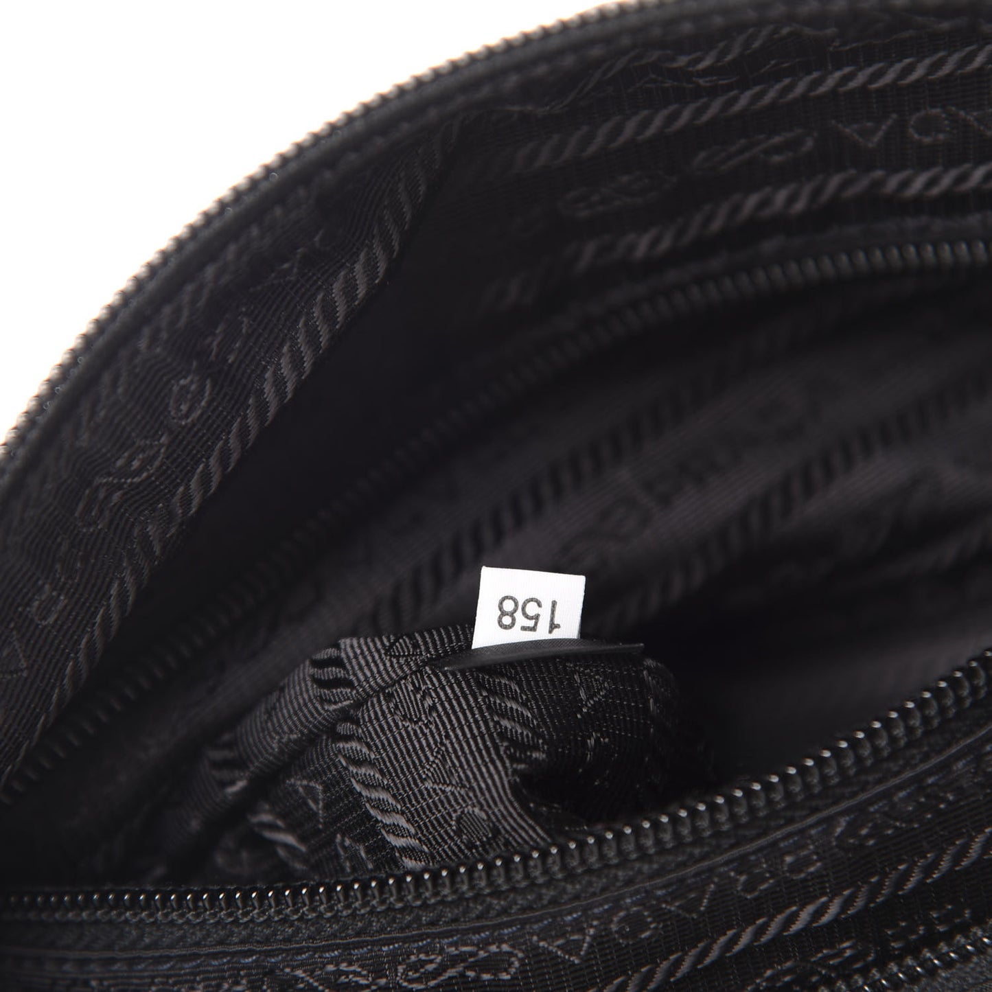 Nylon Vela Flat Messenger Bag Black