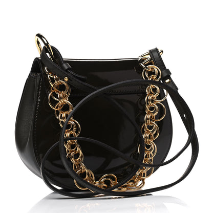 Chloe Patent Calfskin Mini Drew Bijou Shoulder Bag Black 2 of 4