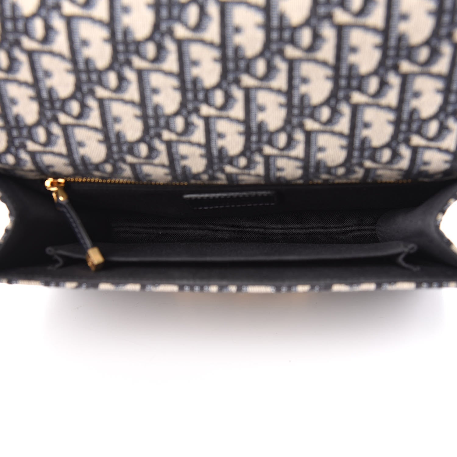 Christian Dior Oblique 30 Montaigne Flap Bag Blue 7 of 9