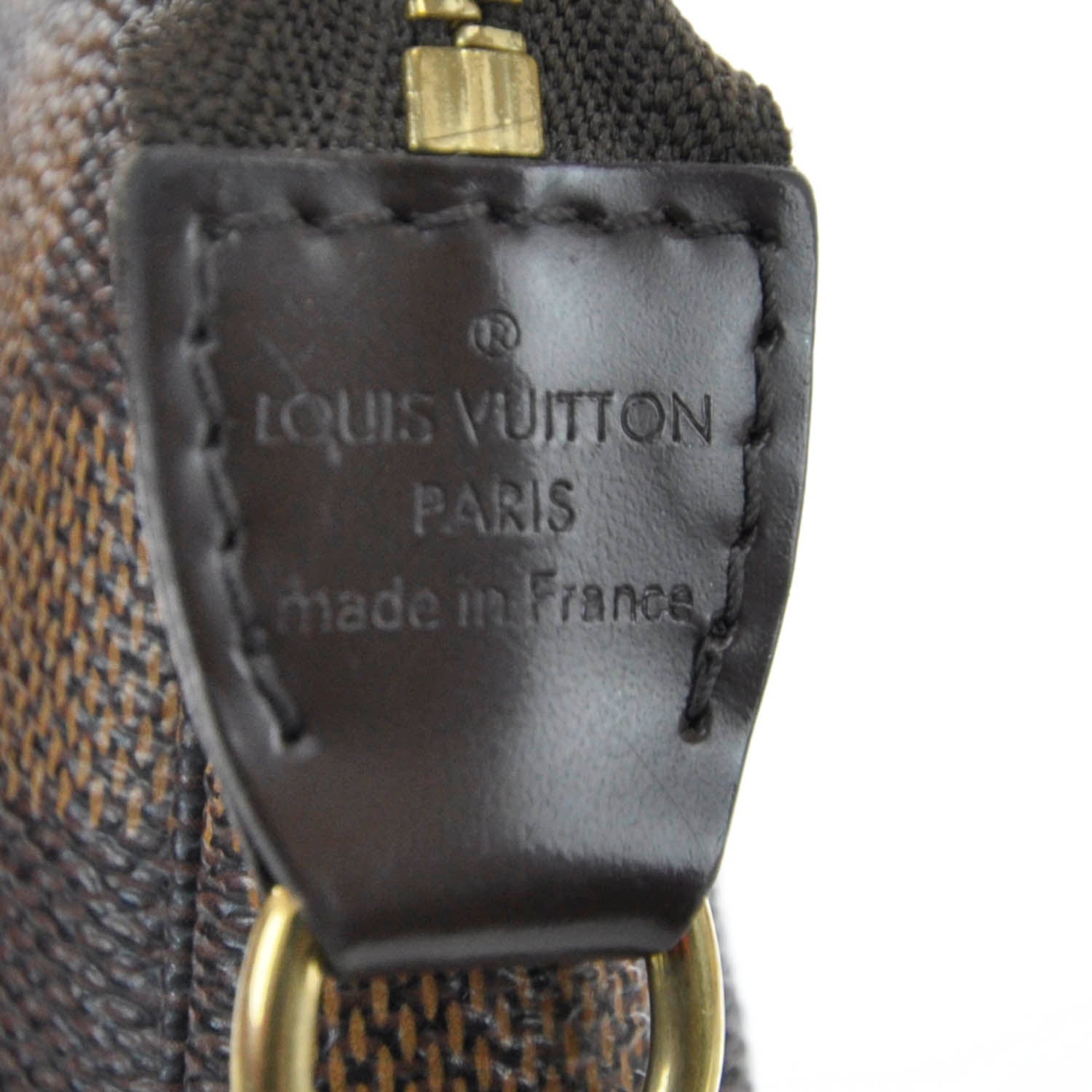 Louis Vuitton Damier Ebene Complice Trunks and Bags Mini Pochette Accessories Red 5 of 7