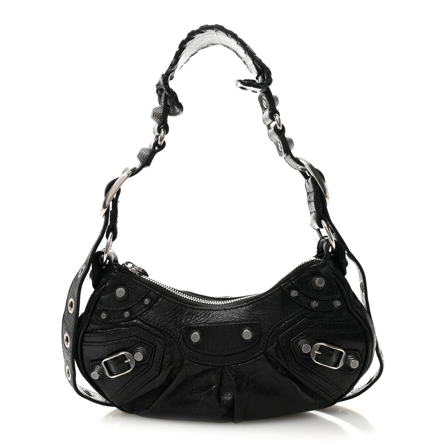 Agneau Arena Le Cagole Shoulder Bag XS Black
