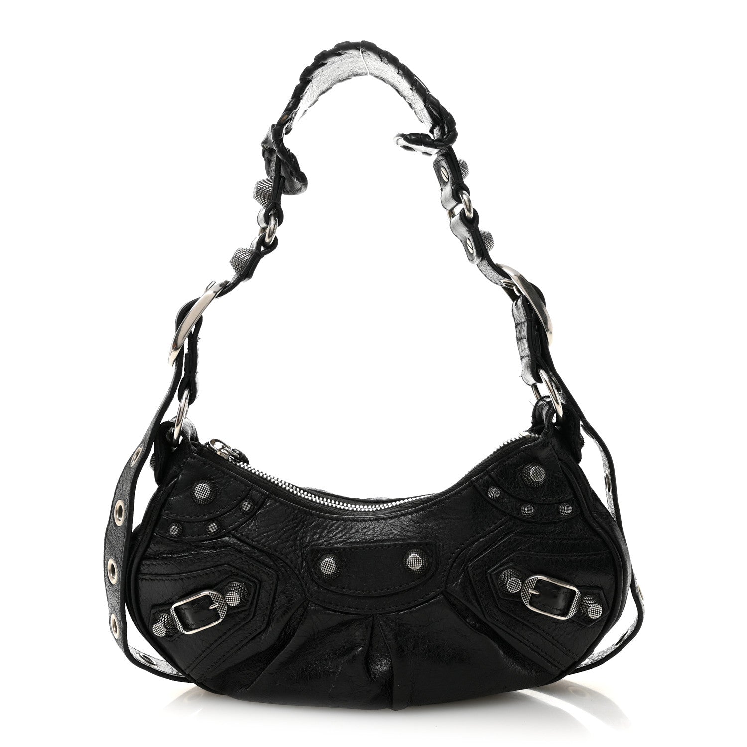 Balenciaga Agneau Arena Le Cagole Shoulder Bag XS Black 1 of 12