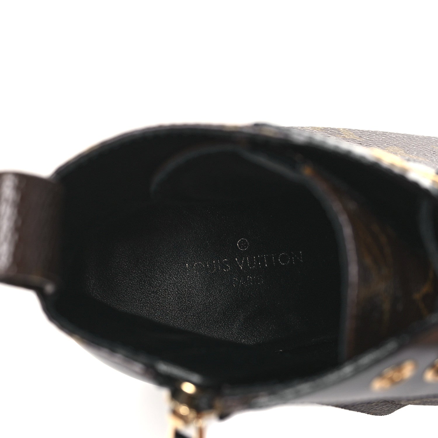 Louis Vuitton Patent Calfskin Monogram Star Trail Ankle Boots 36.5 Black 7 of 8