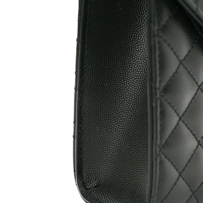Saint Laurent Grain De Poudre Textured Mixed Matelasse Triquilt Medium Monogram Satchel Army Green 13 of 14