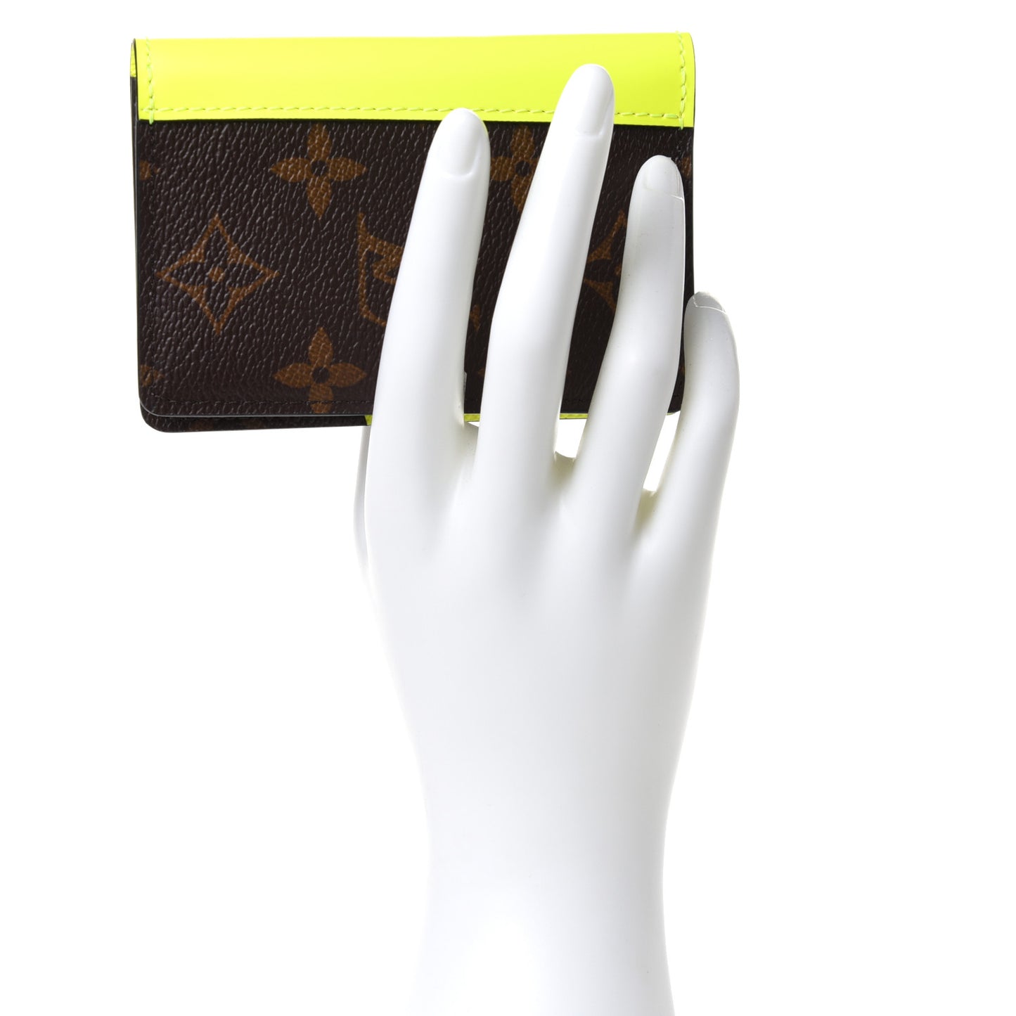 Monogram Pocket Organizer NM Yellow