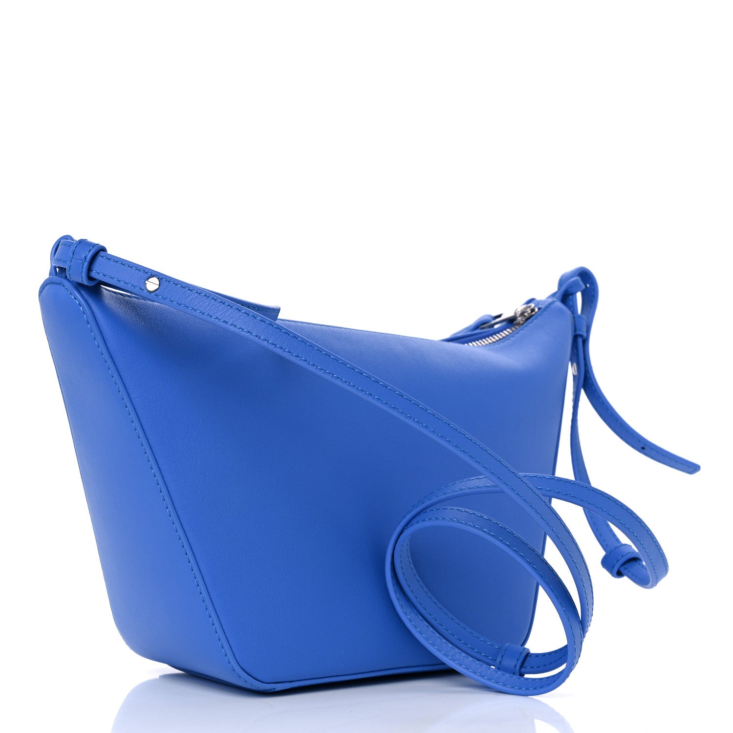 Loewe Calfskin Mini Hammock Hobo Seaside Blue 3 of 9