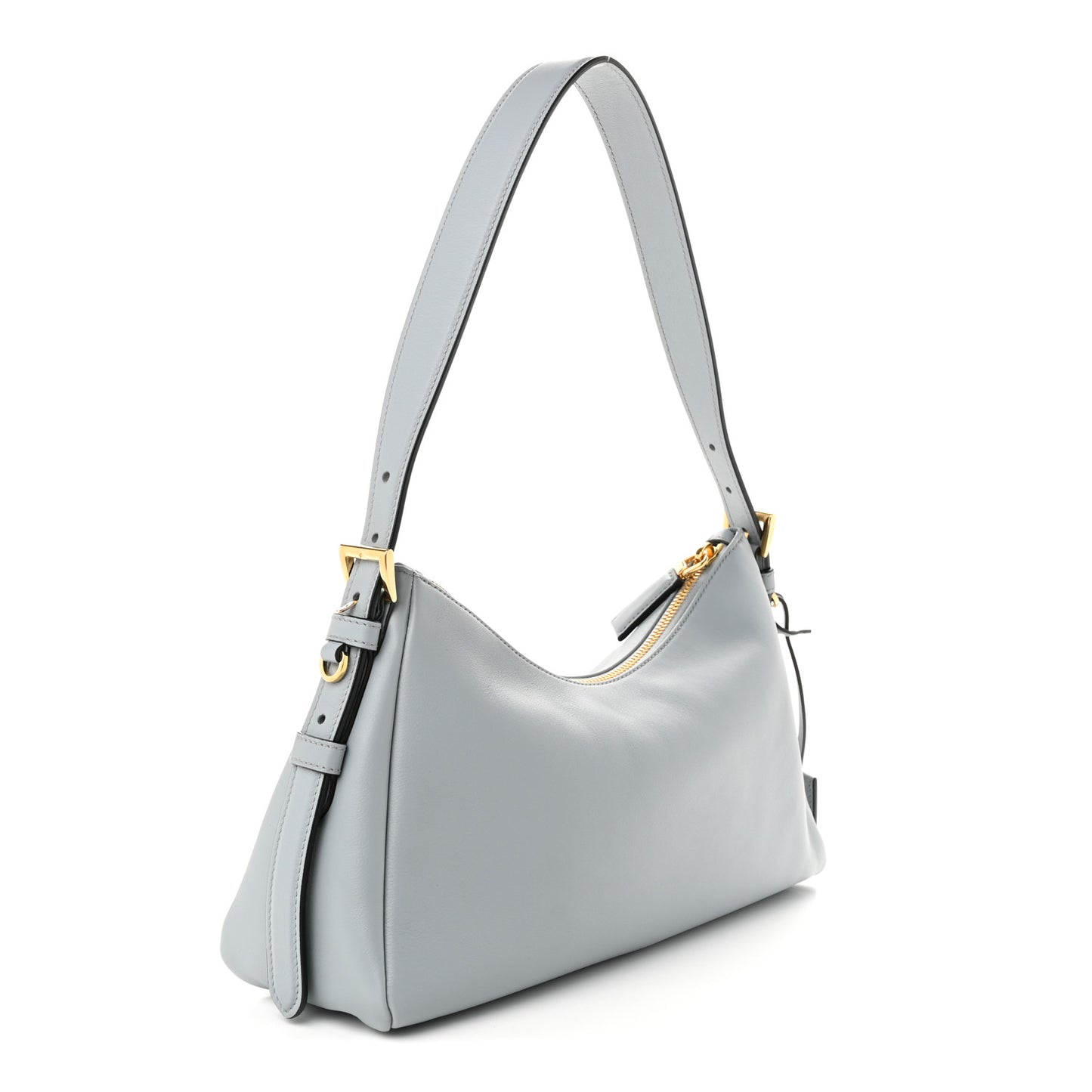 Soft Calfskin Medium Aimee Shoulder Bag Opaline