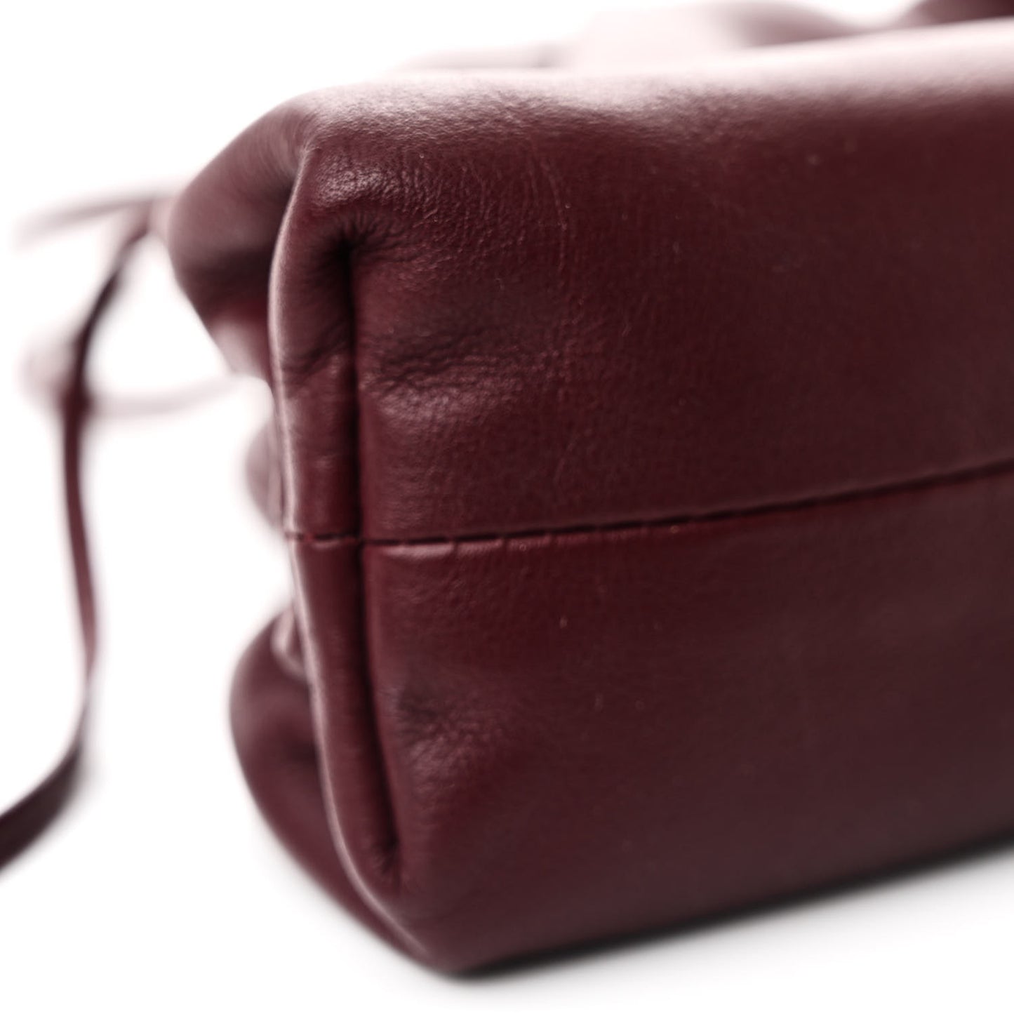 Butter Calfskin The Mini Pouch Bordeaux