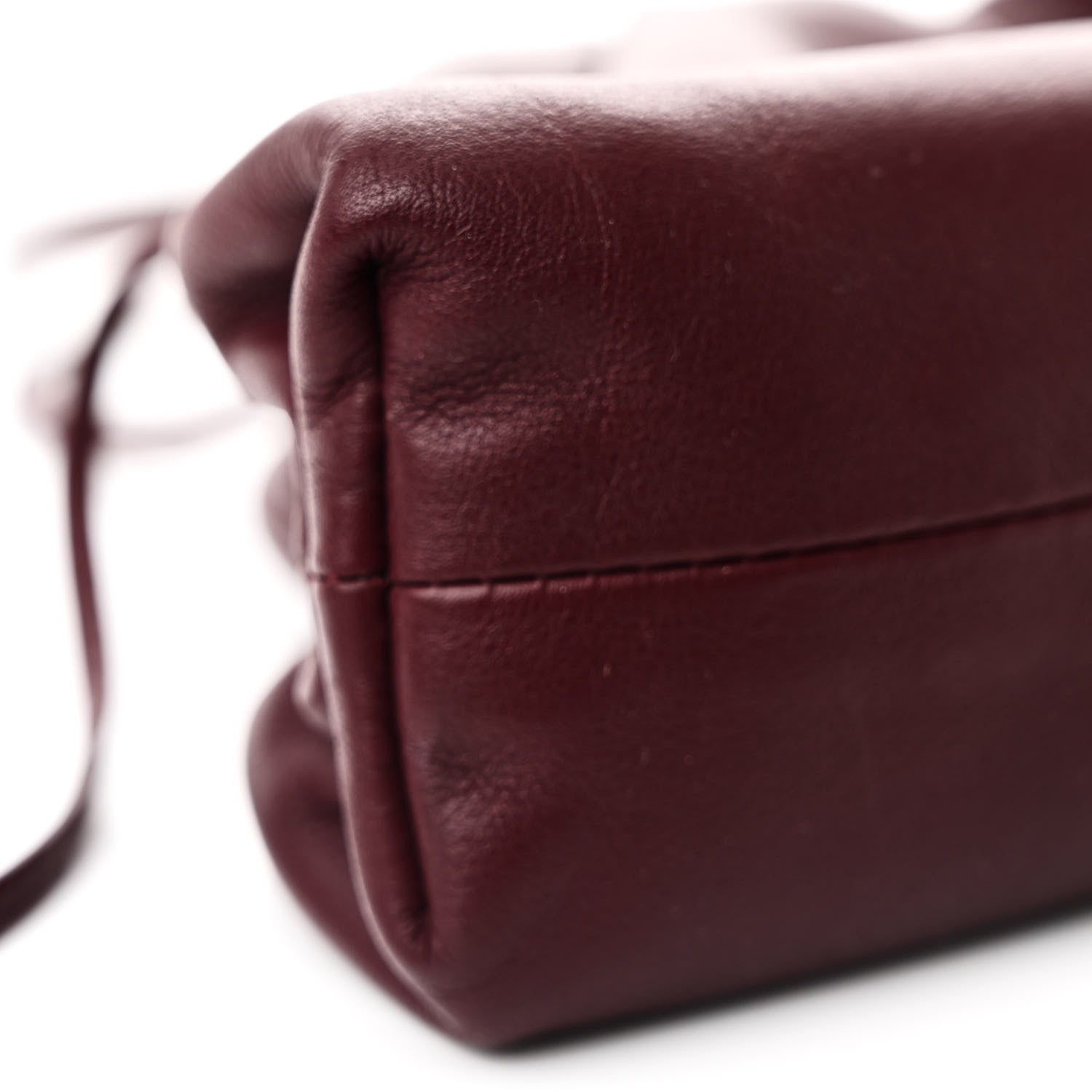Bottega Veneta Butter Calfskin The Mini Pouch Bordeaux 9 of 10