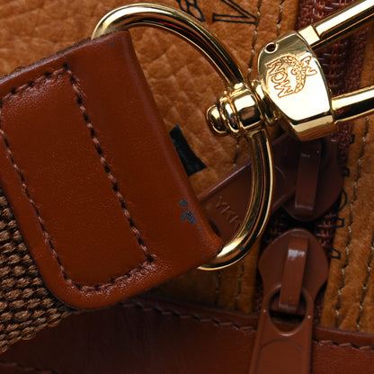 MCM Visetos Traveler Bag Cognac 14 of 16