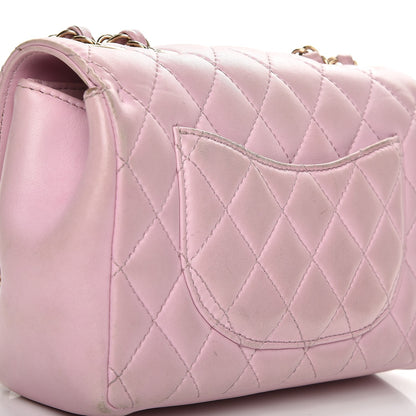 Chanel Lambskin Quilted Mini Mademoiselle Chic Flap Pink 11 of 17