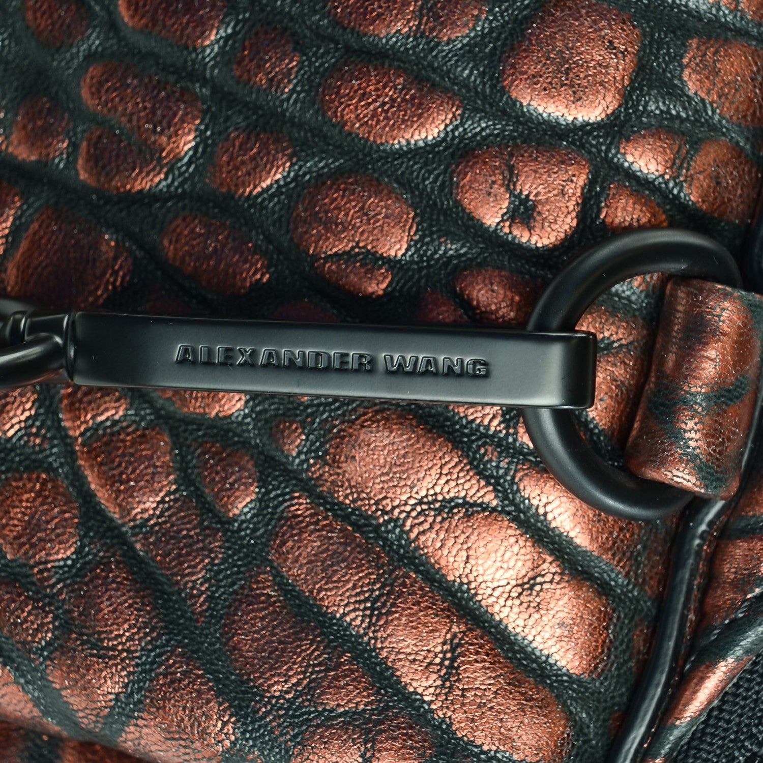 Alexander Wang Lambskin Rockie Bronze Matte Black Hardware 2 of 10