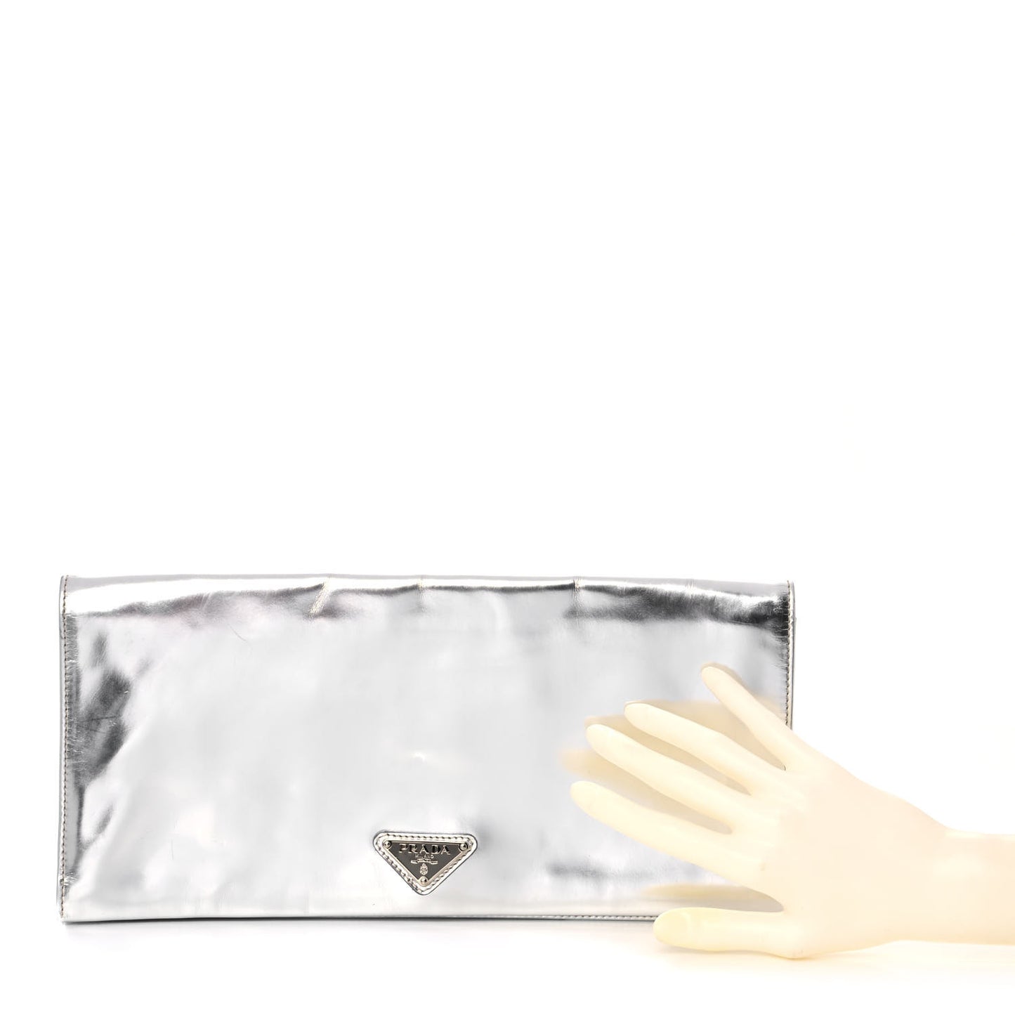 Metallic Pouch Silver