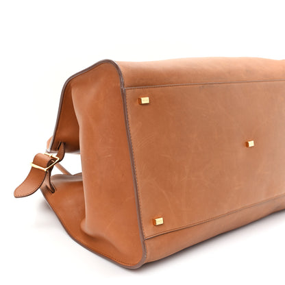 The Row Polished Saddle Calfskin Soft Margaux 17 Cuir 9 of 11