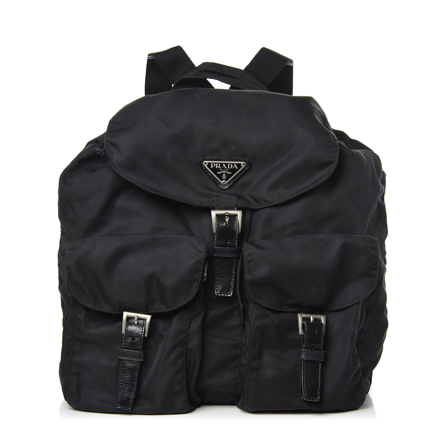 Prada Nylon Vela Medium Backpack Black 1 of 15