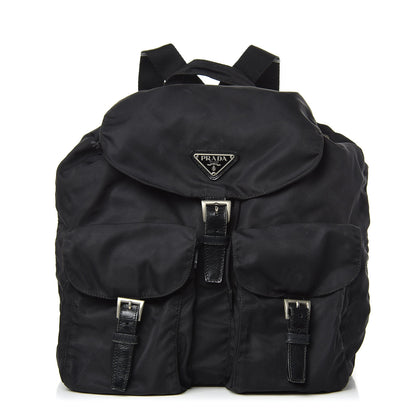 Prada Nylon Vela Medium Backpack Black 1 of 15