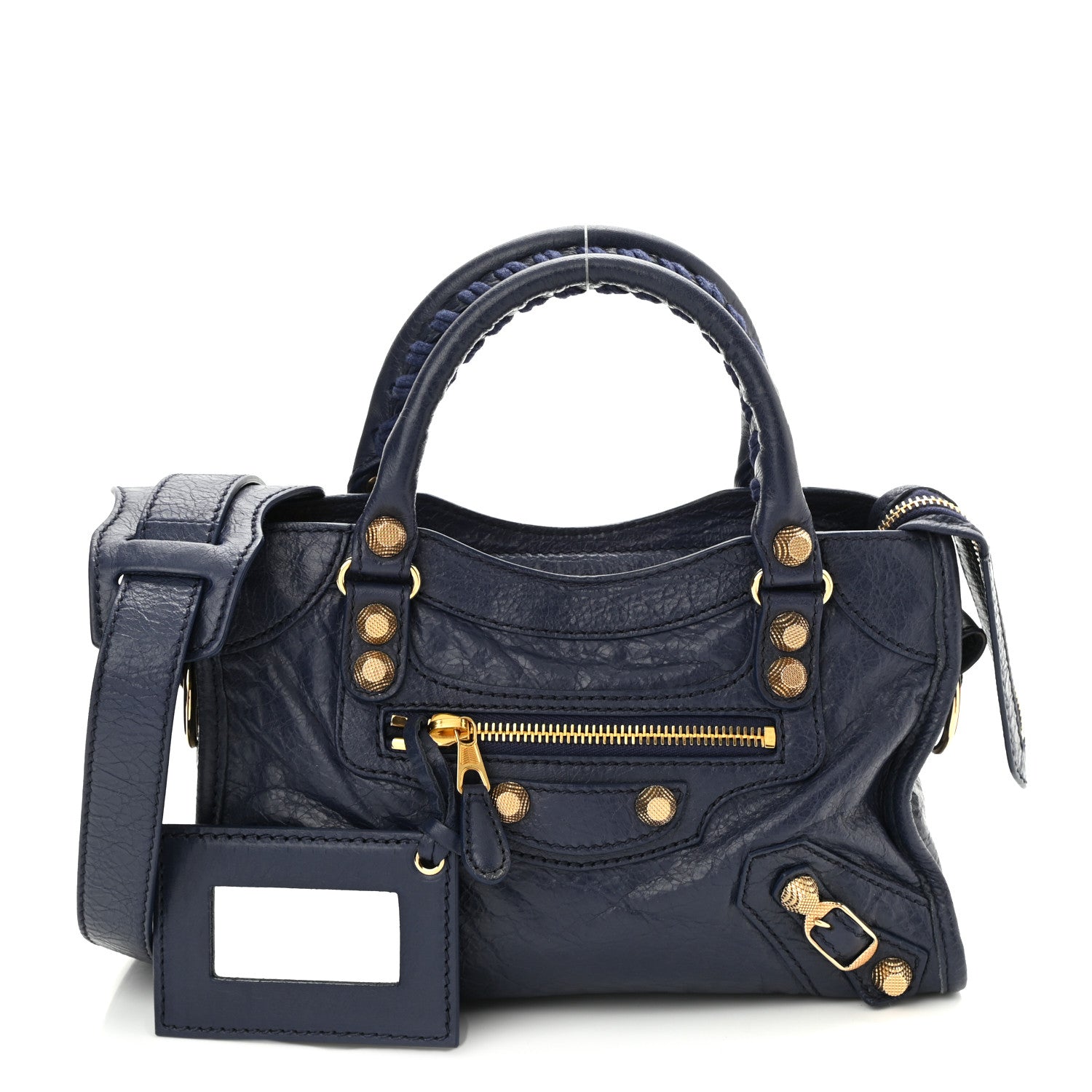 Balenciaga Agneau Giant 12 Gold Hardware Mini City Gris Chartreux 1 of 9