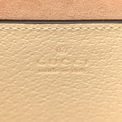 Gucci Textured Calfskin Web Mini Diana Tote Bag Mystic White 6 of 14