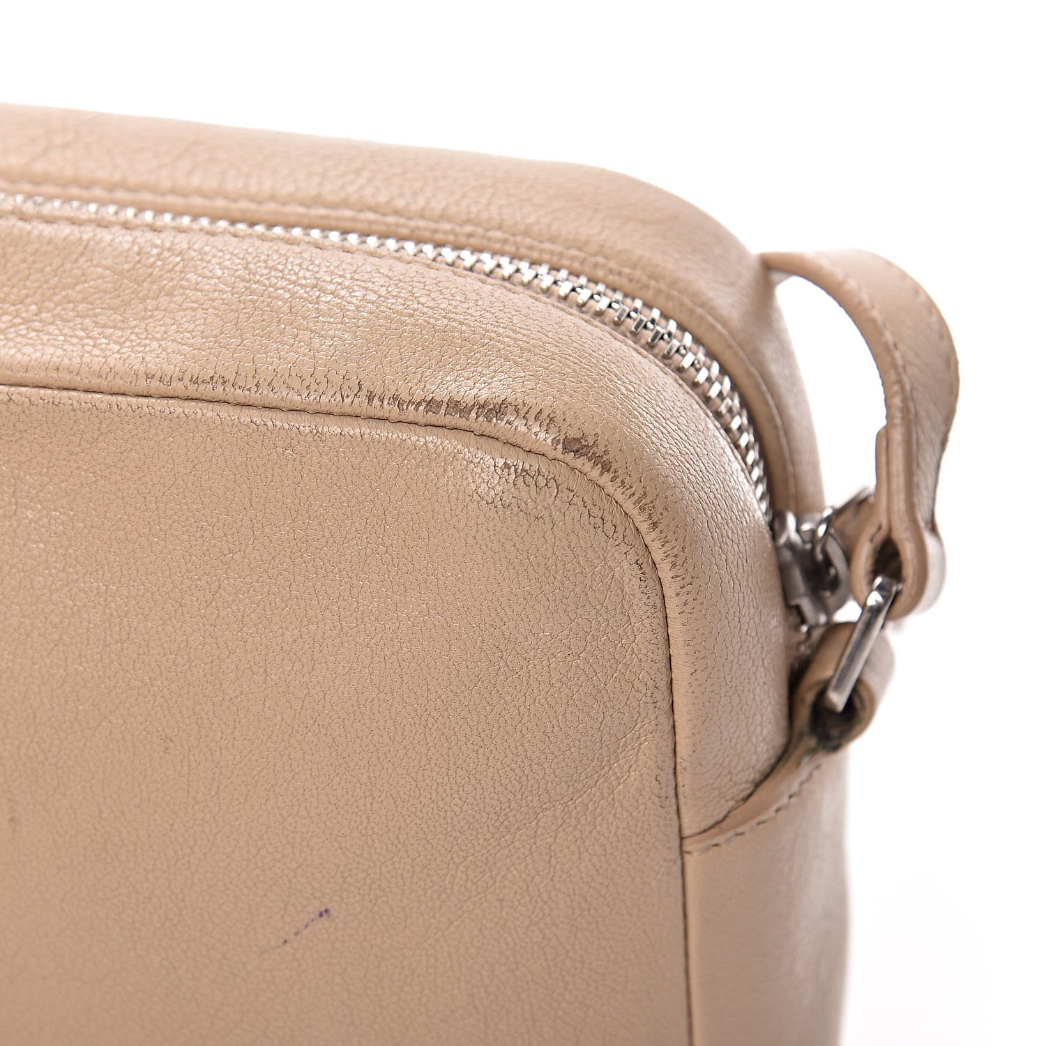 Saint Laurent Lambskin Monogram Small Lou Camera Bag Beige 13 of 22