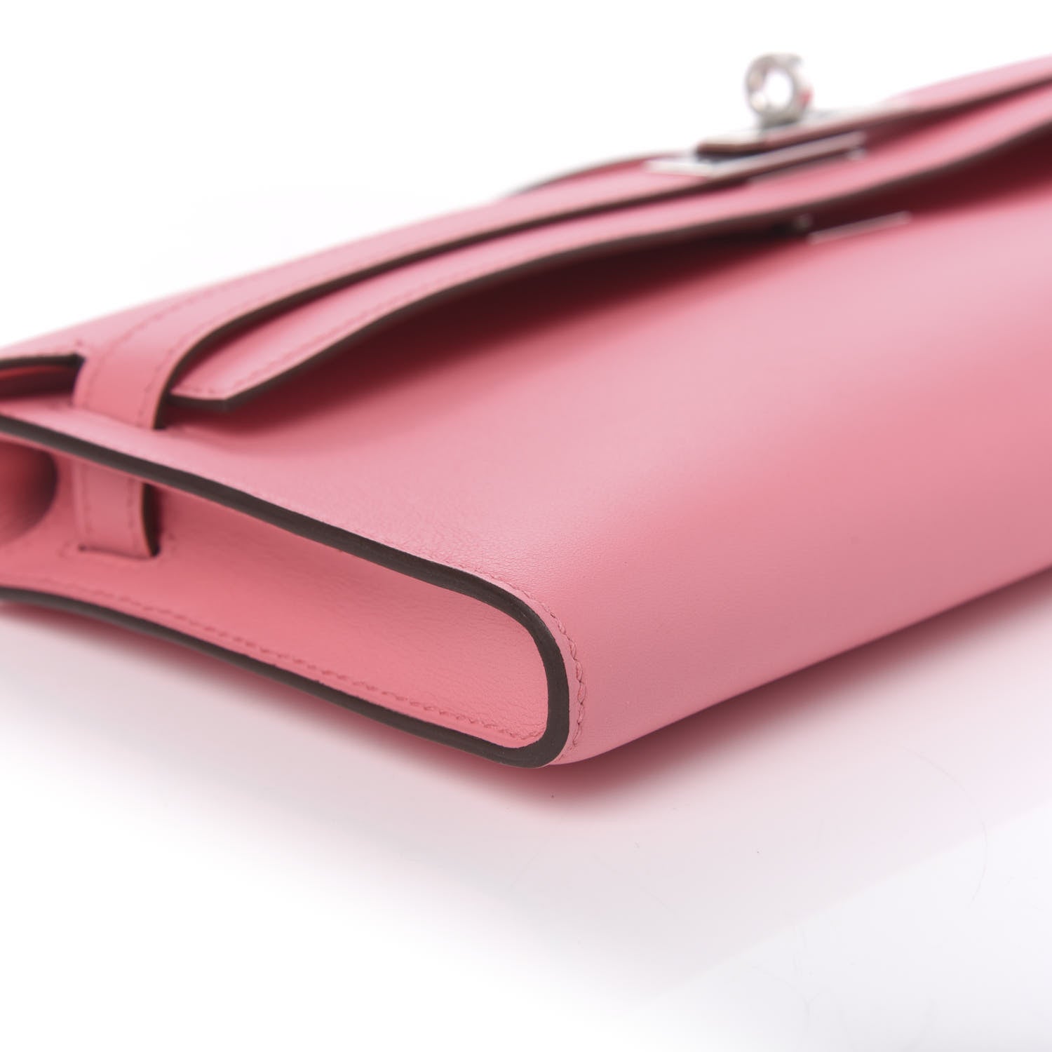 Hermes Swift Kelly Cut Clutch Pochette Rose D'Ete 6 of 11