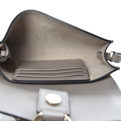Chloe Suede Calfskin Mini Faye Shoulder Bag Motty Grey 5 of 11