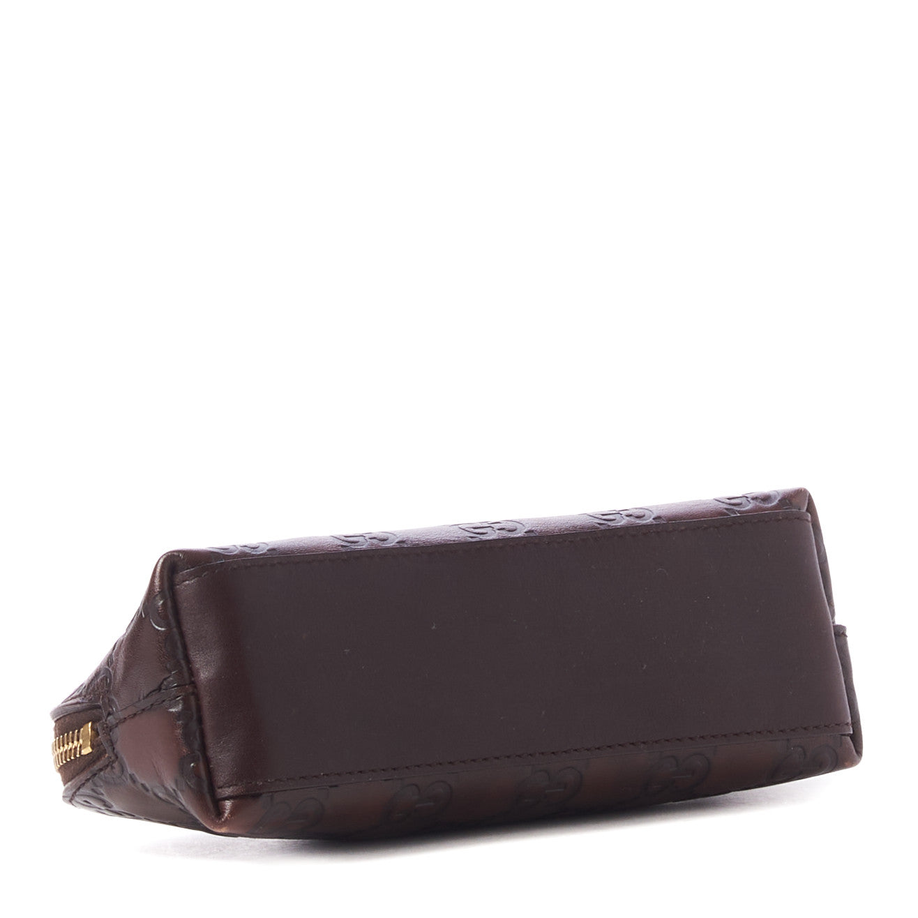 Gucci Guccissima Small Cosmetic Pouch Dark Brown 3 of 8