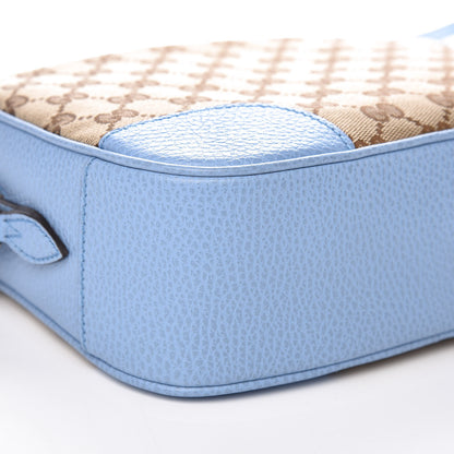 Gucci Monogram Mini Bree Messenger Bag Beige Mineral Blue 8 of 9