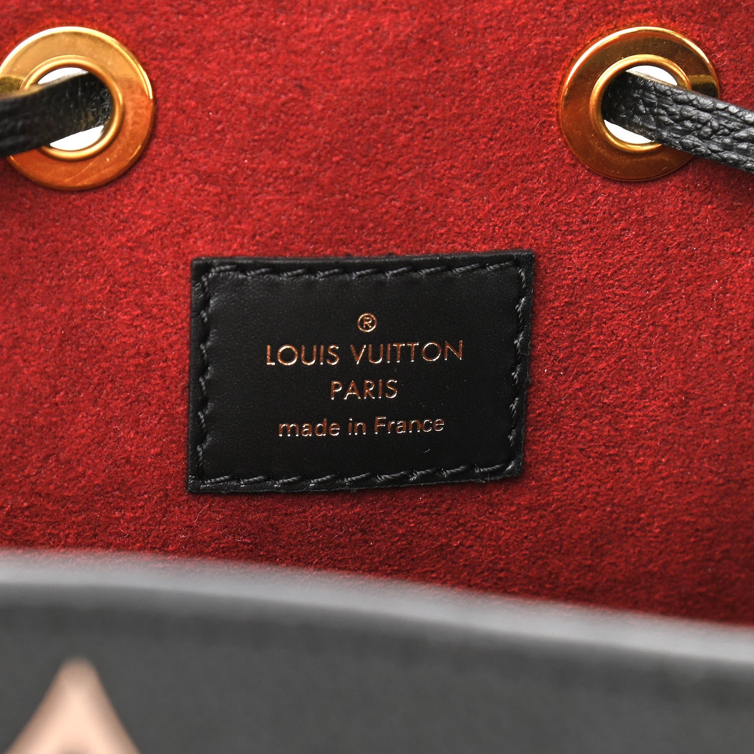 Louis Vuitton Empreinte Monogram Giant Neonoe MM Black Beige 8 of 11